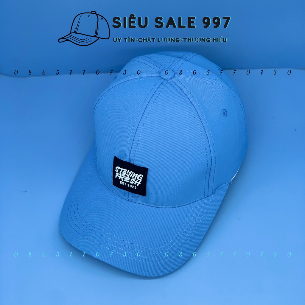 MŨ LƯỠI TRAI STAYING THÊU LOGO MẪU MỚI HOT THỜI TRANG NAM CAO CẤP NỮ CÁ TÍNH