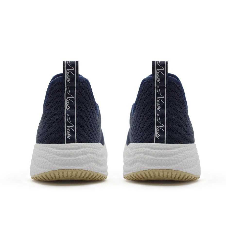 GIÀY SNEAKER THỂ THAO CHẠY BỘ NỮ ĐẸP MÀU XANH NAVY CỔ THẤP  NESTY TD120110