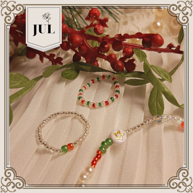 Nhẫn và Vòng tay Giáng Sinh an lành/ Quà tặng Noel ý nghĩa