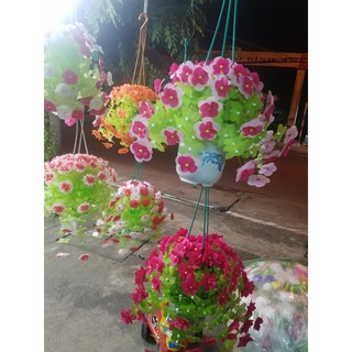 nguyên liệu làm hoa giấy lụa bộ lớn 84 bông.