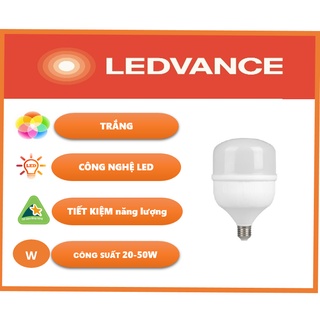 Bóng đèn led trụ t-bulb osram 20w / 30w / 40w / 50w đuôi e27 - hàng chính hãng