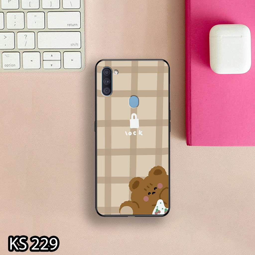 Ốp lưng Samsung M02/M10/M11/M20 in hình Gấu nhỏ siêu đẹp, độc, lạ_KINGSTORE.HN_Ốp SS
