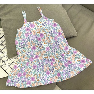 4 Đầm thun hai dây 2 dây cotton 4 chiều xuất dư váy đầm cho bé pikakids