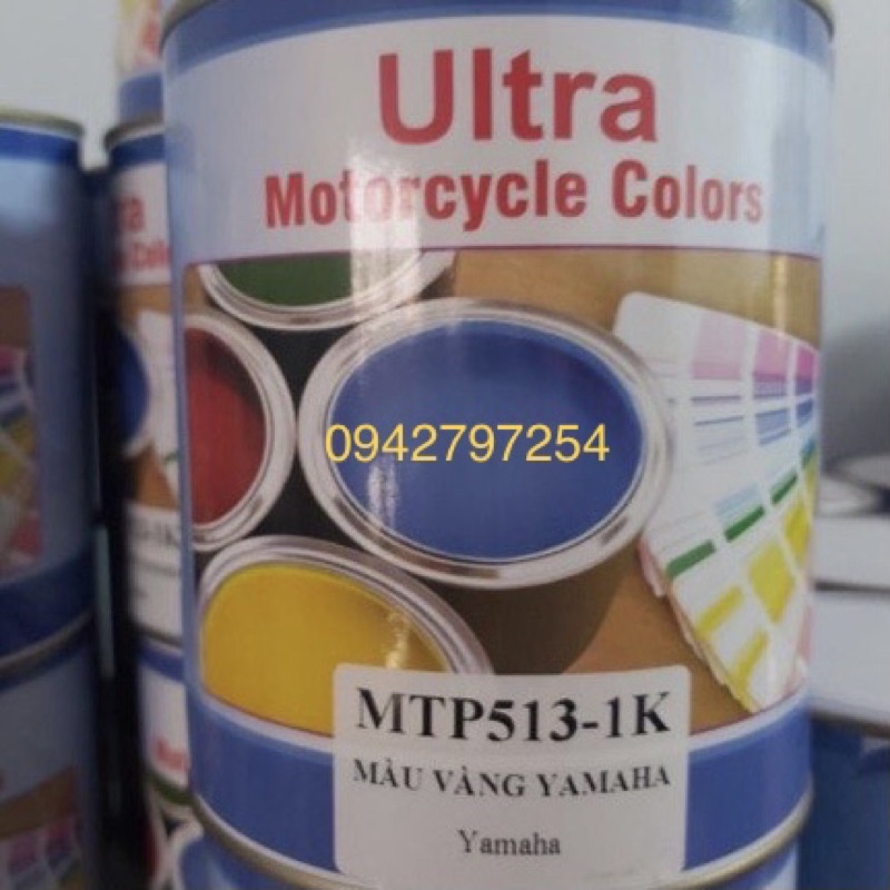 Sơn xe máy Yamaha Sirius màu Vàng MTP513-1K Ultra Motorcycle Colors