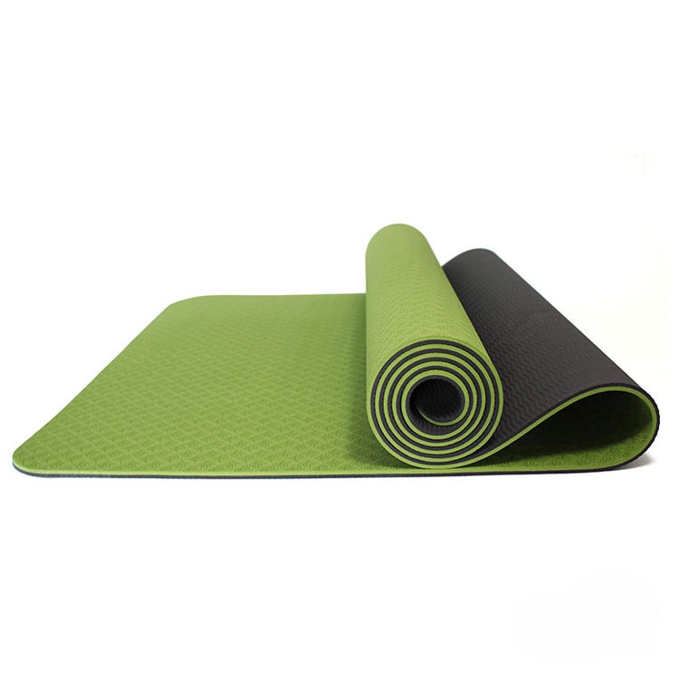 Thảm Tập Yoga 2 Lớp TPE 6mm - Chống Trơn Trượt – Tặng Kèm Túi Đựng – Chính Hãng THAMES