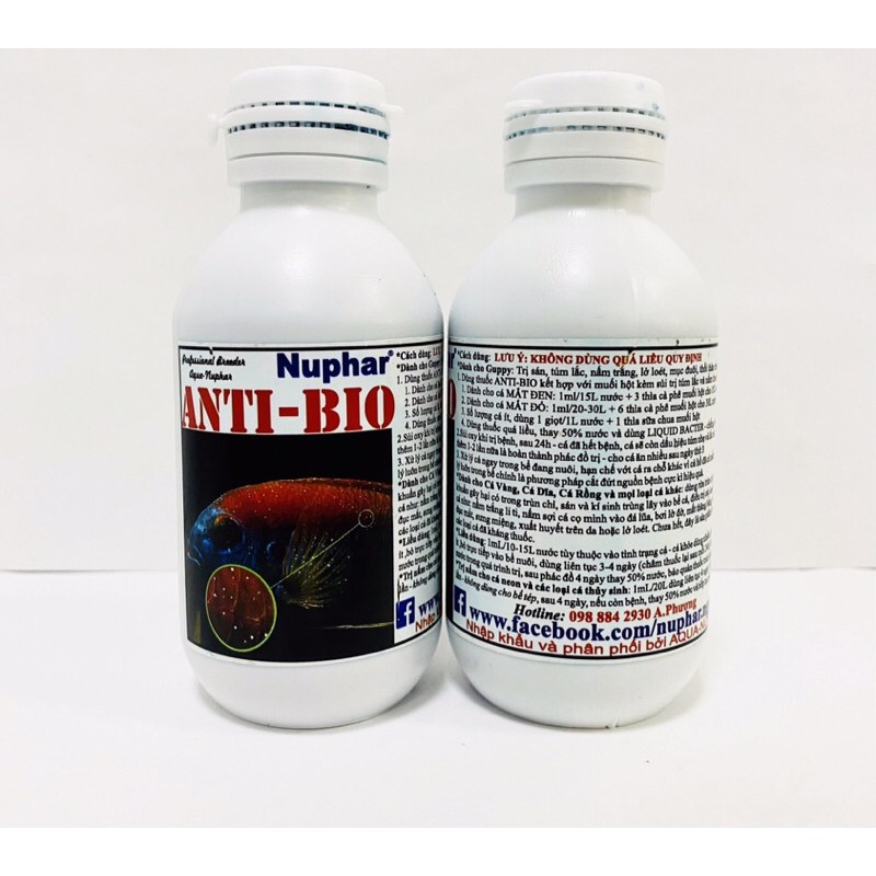 Dung Dịch ANTI BIO NUPHAR - Đặc Trị Túm Lắc,