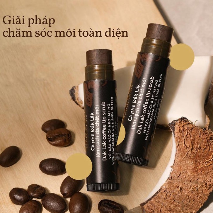 Tẩy Da Chết Môi Cocoon Dak Lak Coffe Lip Scrub 5g