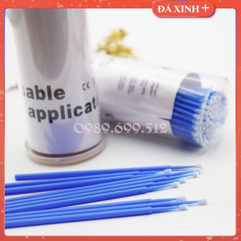 Hộp Bông Tăm Chuyên Dụng Tháo Mi, Nối Mi- Dùng trong tháo mi chuyên nghiệp ( hộp 100 cái )