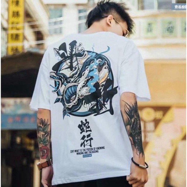 Áo thun tay lỡ Unisex Awesometee, áo phông form rộng ATL M23-92