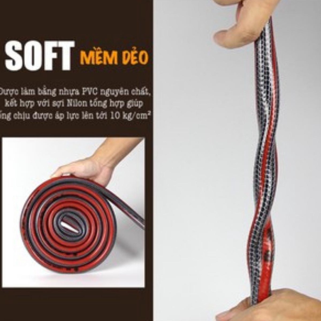 Dây ống tưới cây cấu tạo 5 lớp phi 18 Lionking Tonydx dài từ 10 đến 15 mét bảo hành 12 tháng Alate store