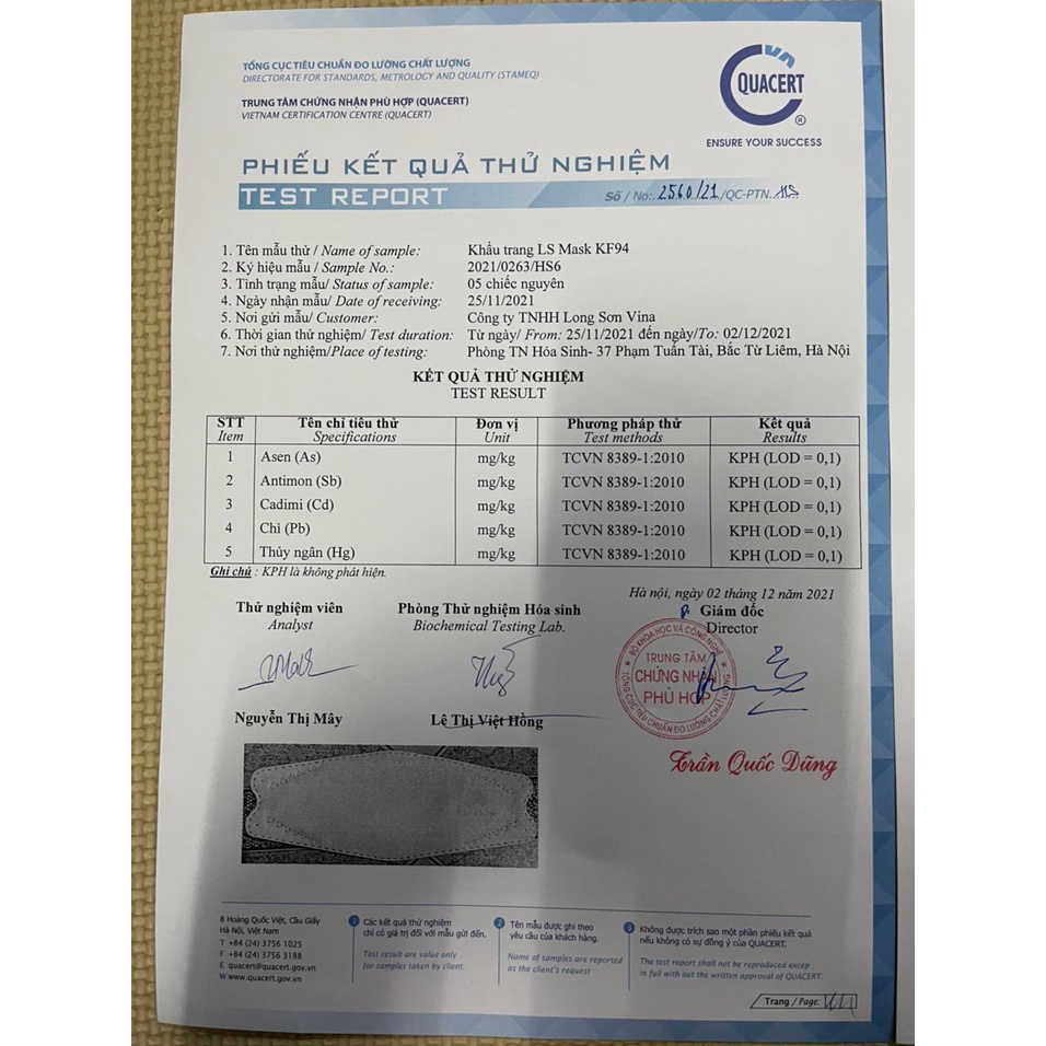 Thùng 300 Khẩu Trang KF94 LS MASK 4D  - Có Chứng Nhận - Cam kết Chính Hãng