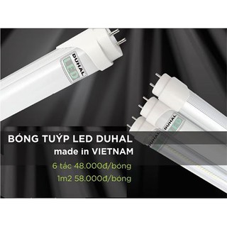 Bóng led 1m2 T8  Duhal 20w. Bóng led tuýp 1m2 Duhal 20w