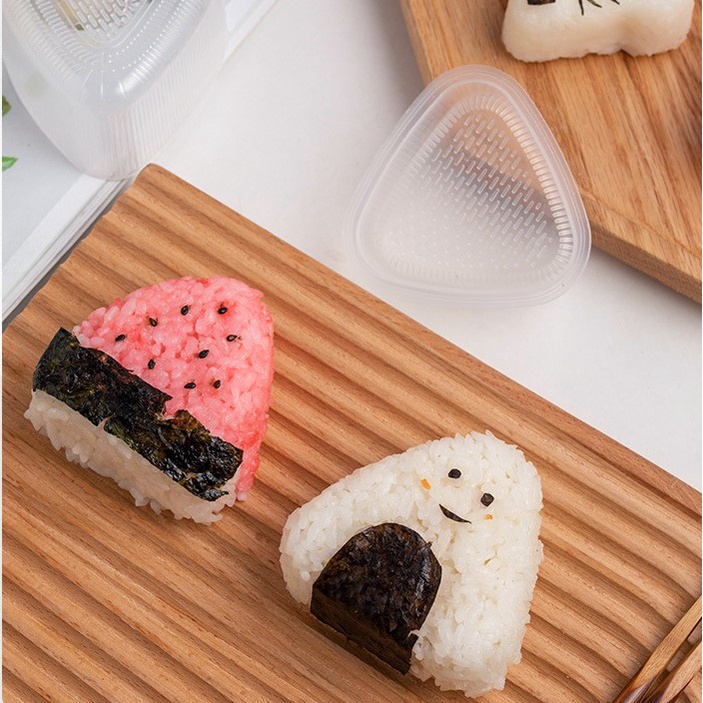 Khuôn Làm Cơm Cho Bé Ăn Dặm, Khuôn Cơm Nắm Bento Tạo Hình cơm bánh xinh xắn, an toàn, tiện dụng