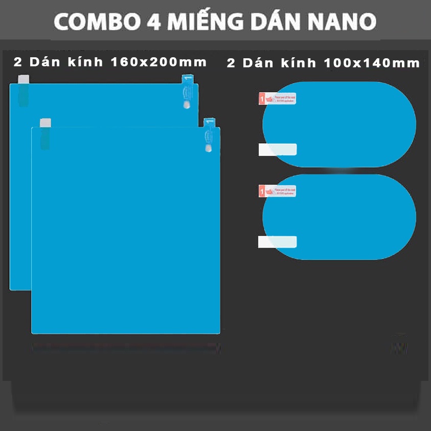 Miếng dán chống bám nước cửa ô tô, gương ô tô tiện dụng