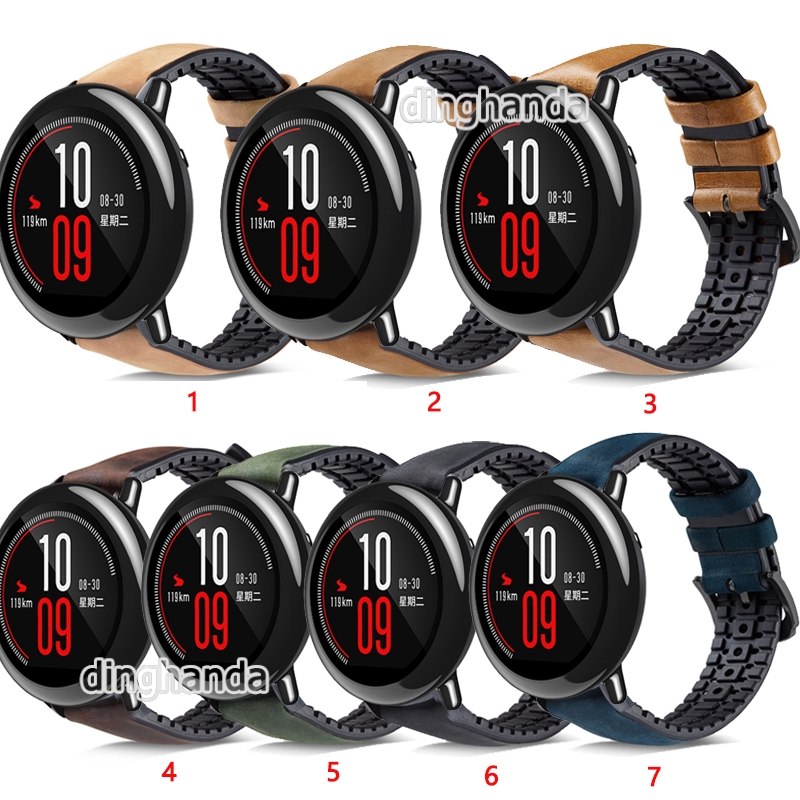 Dây đeo bằng da cho đồng hồ thông minh Huami Amazfit Pace