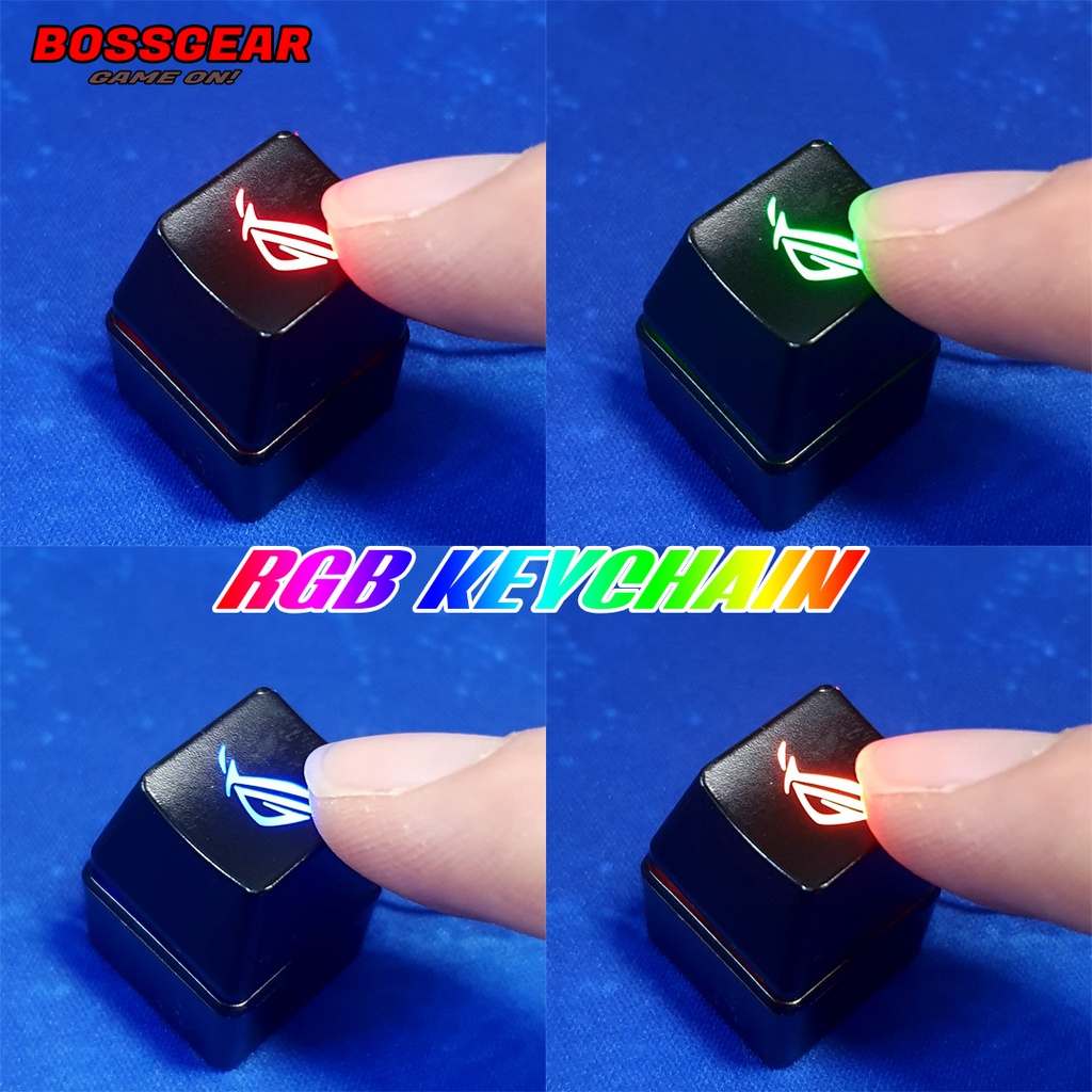 Keychain Switch bàn phím cơ LED RGB cực đẹp bấm kêu lách tách