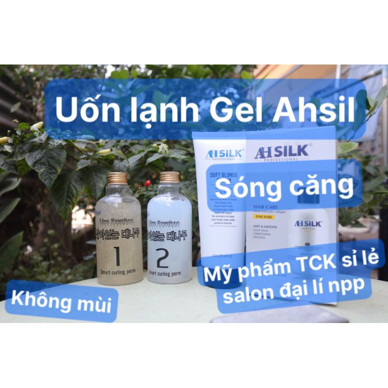 Uốn lạnh Gel Ahsilk 250mlx2 hương thơm