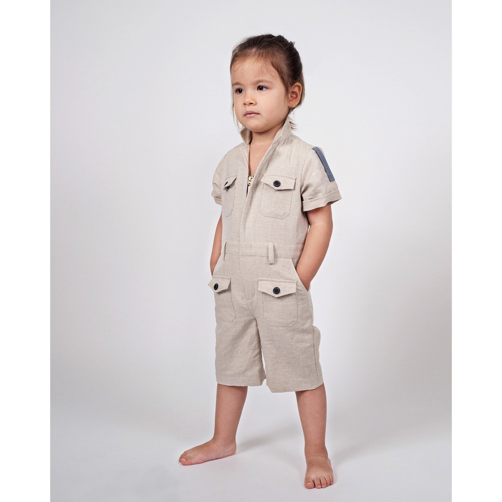 [Mã LT200 giảm 200K đơn 699K] Jumpsuit Yvette Libby N'guyen Paris, Wright Flyer, Kid, Hạnh nhân