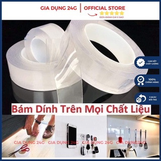 Băng keo 2 mặt siêu dính đa năng,Băng keo siêu dính trong suốt dán tường 3m