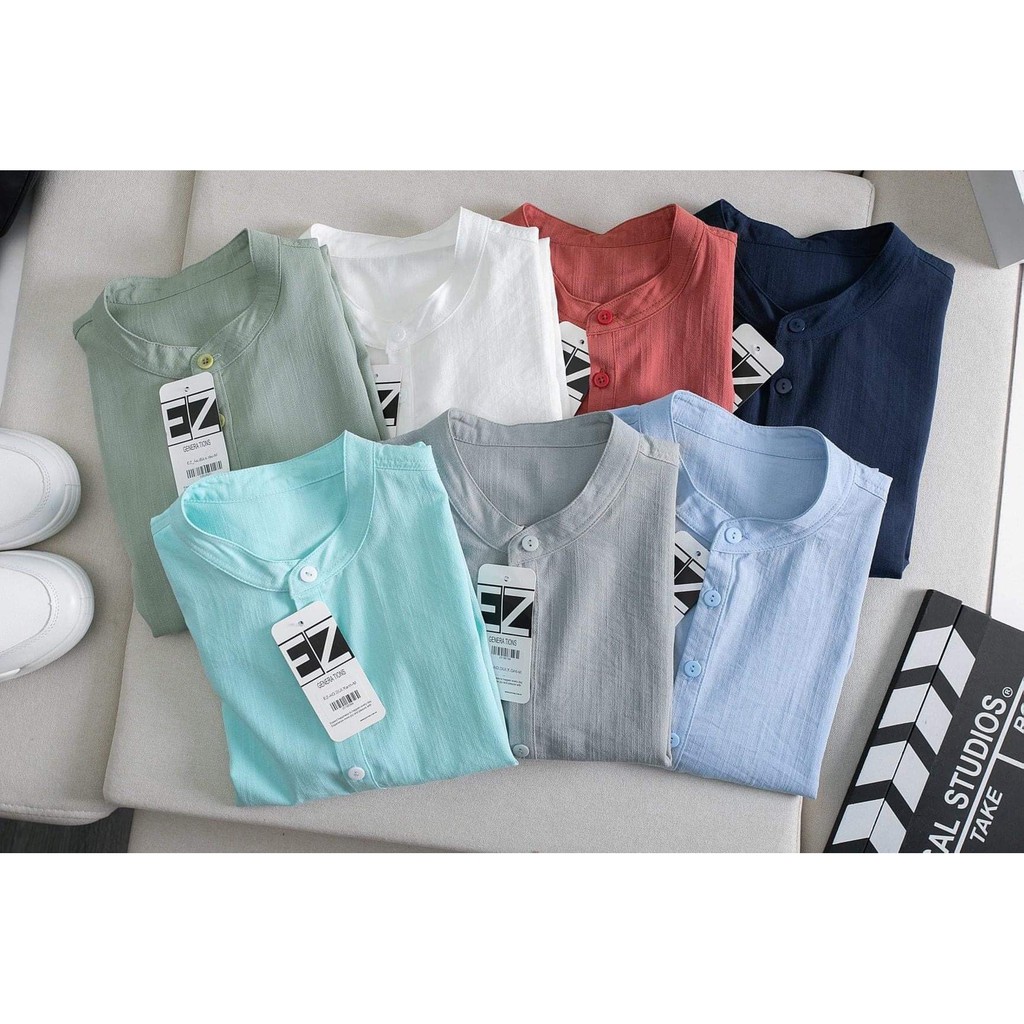 Bộ đũi nam cổ tàu, bộ quần áo 4khuya cộc tay nam chất đũi đẹp - PANDO FASHION | BigBuy360 - bigbuy360.vn