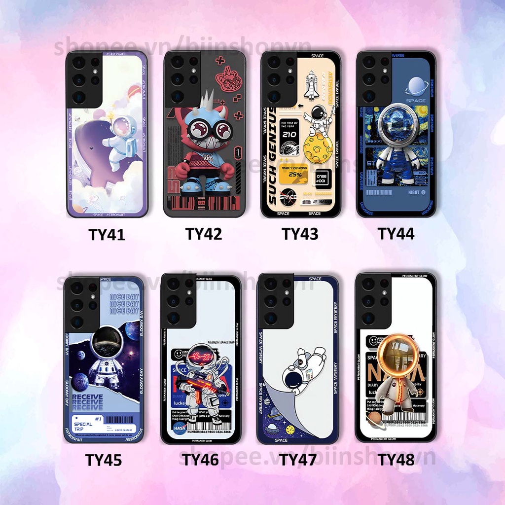 Ốp Samsung S21 Ultra phi hành gia vũ trụ space.x siêu đẹp, thời trang
