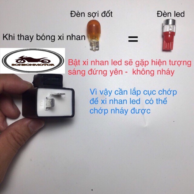 Cục Chớp, Cục Nháy Điện Tử Dành Cho Đèn Xi Nhan Xe Máy