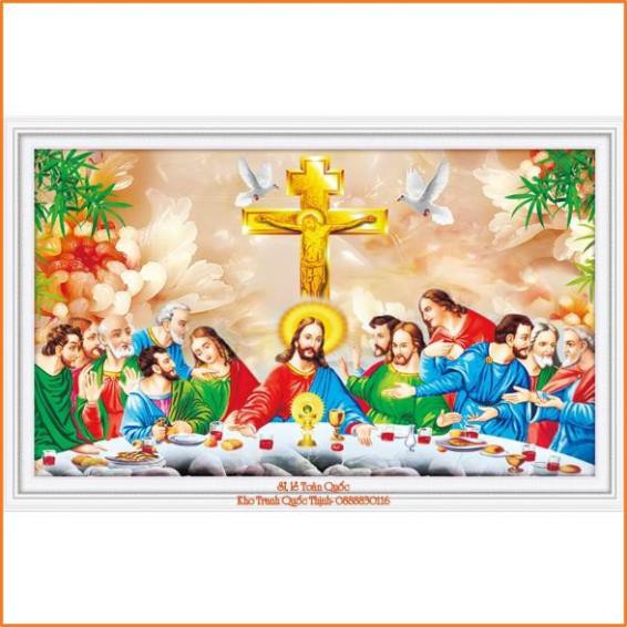 Tranh đính đá BỮA TIỆC LY (Đá ABC cao cấp. Kích Thước: 120 x 70Cm