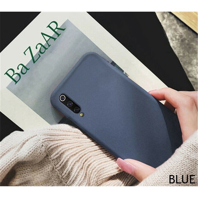 Ốp điện thoại TPU mềm màu trơn cho Samsung A10 A20E A30 A40 A50 A60 A70 A2Core A3 A5 A7 2016