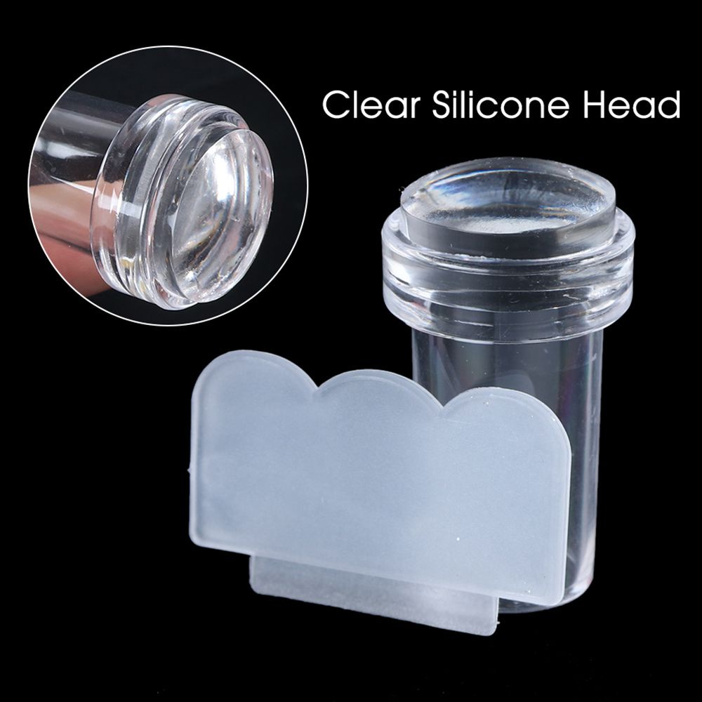 Dụng Cụ In Hình Móng Tay Bằng Silicone Trong Suốt