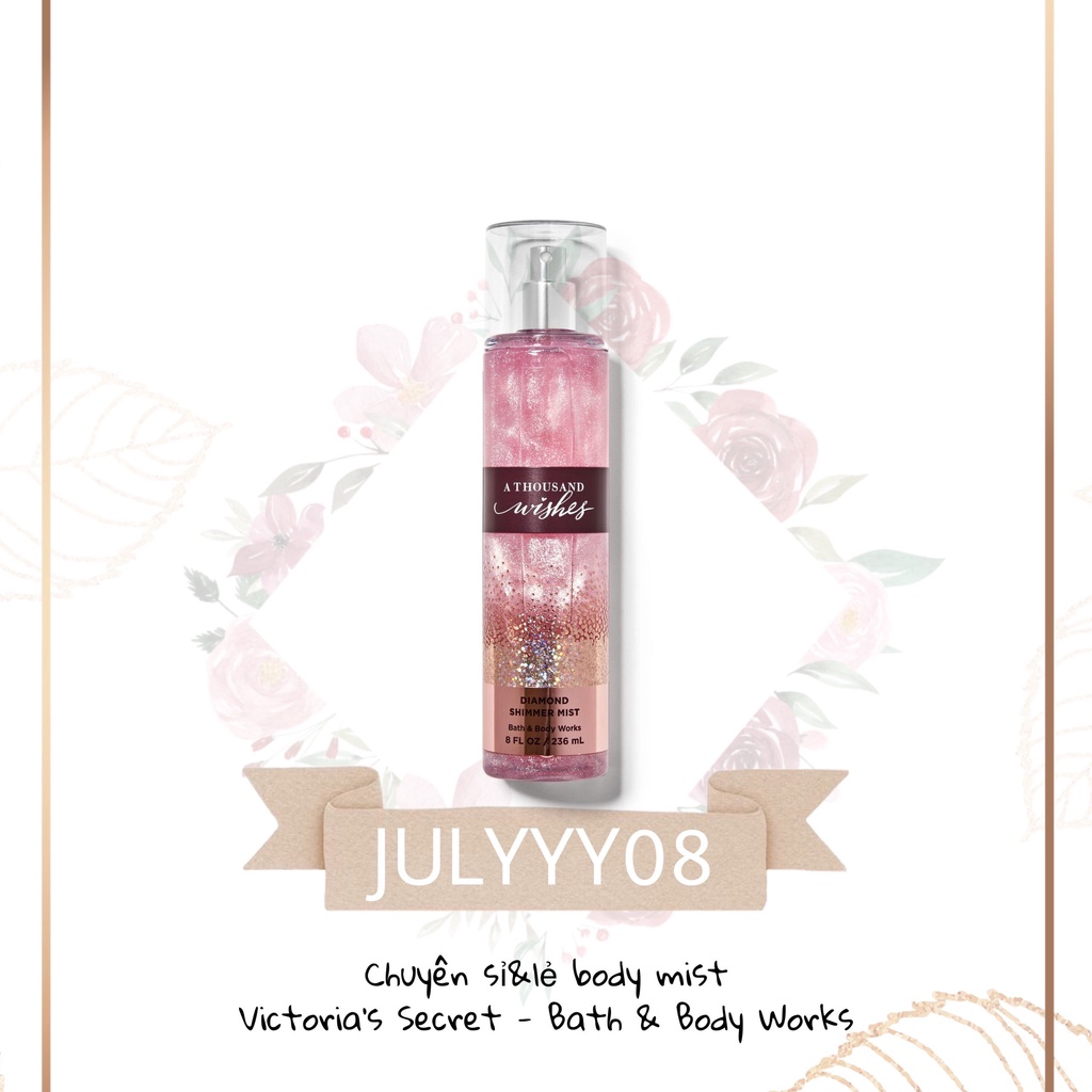 Xịt Thơm Toàn Thân 𝘼 𝙏𝙝𝙤𝙪𝙨𝙖𝙣𝙙 𝙒𝙞𝙨𝙝𝙚𝙨 Mist 30ml/50ml/100ml +jɥȽÿ08+