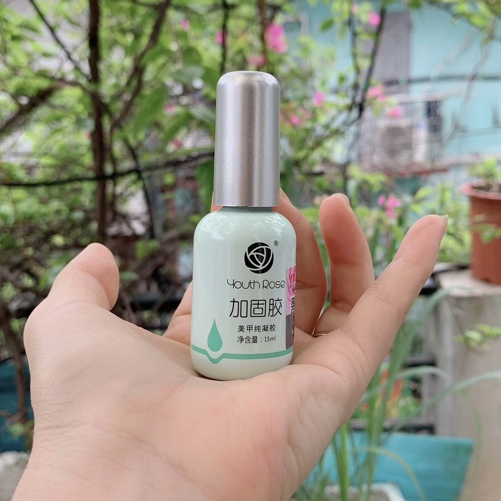 Cứng móng Hoa Hồng có LOGO dập nắp 15ml