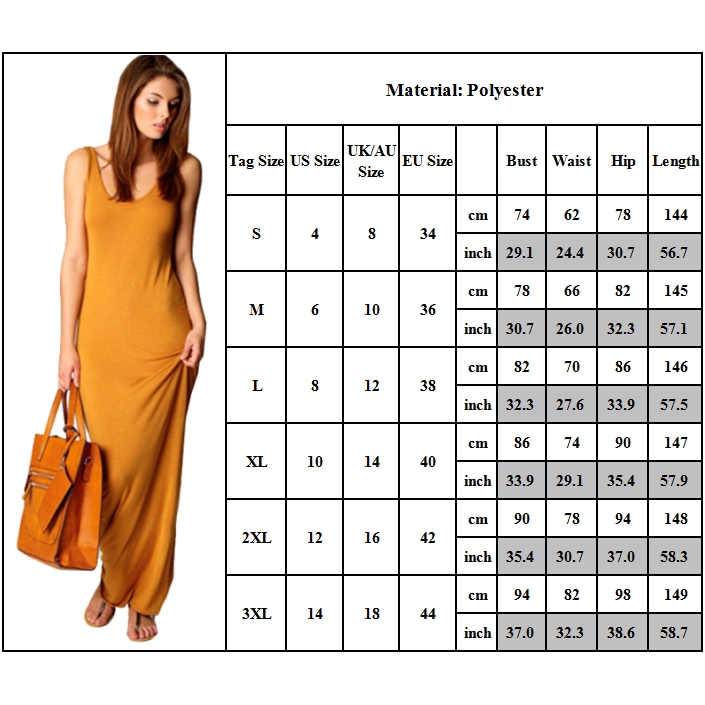 Đầm maxi không tay cổ tròn dáng ôm gợi cảm thời trang