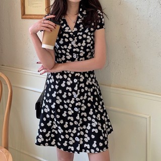 ĐẦM HOA CÚC CỔ DANTON - DAISY7 DRESS
