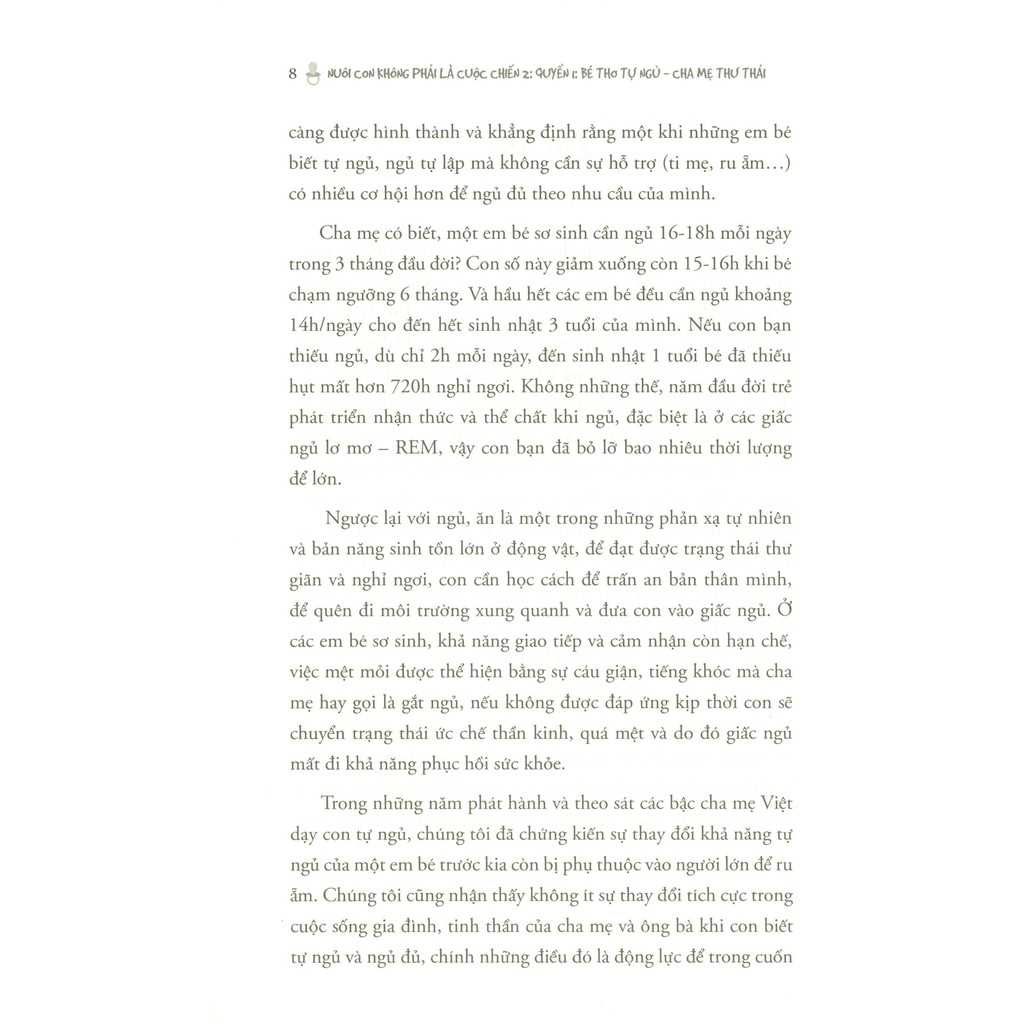 Sách-Bé Thơ Tự Ngủ, Cha Mẹ Thư Thái - Nuôi Con Không Phải Là Cuộc Chiến 2 (Quyển 3)