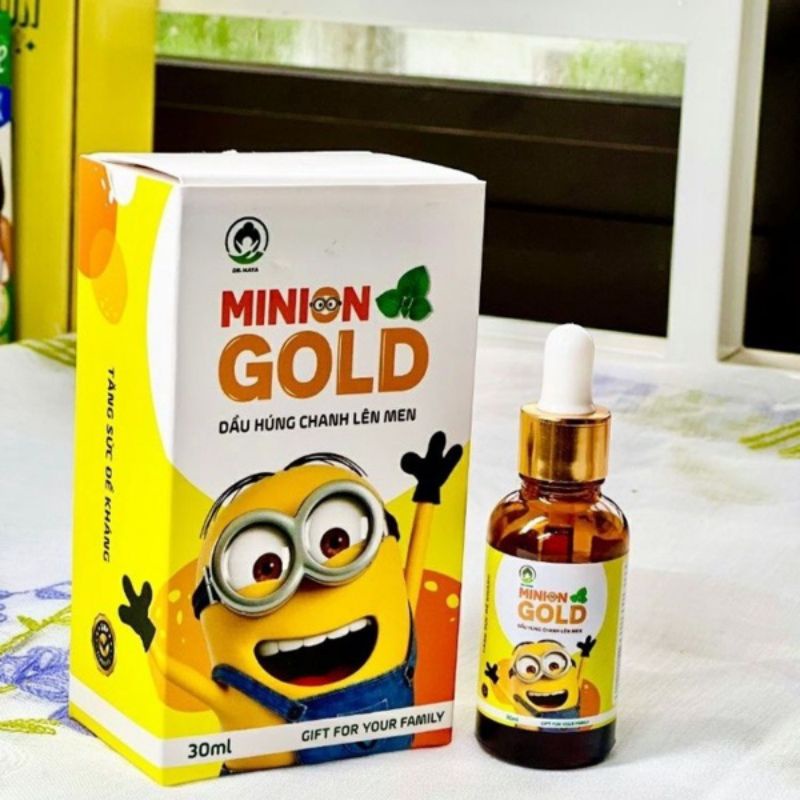 DẦU HÚNG CHANH LÊN MEN MINION GOLD 30ML - DR. MAYA