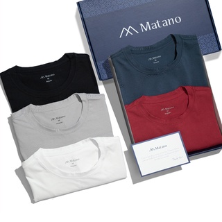 Áo phông nam cổ tròn ngắn tay basic MATANO AT051 vải cotton co giãn 4 chiều, thấm mồ hôi, thoáng mát, form suông