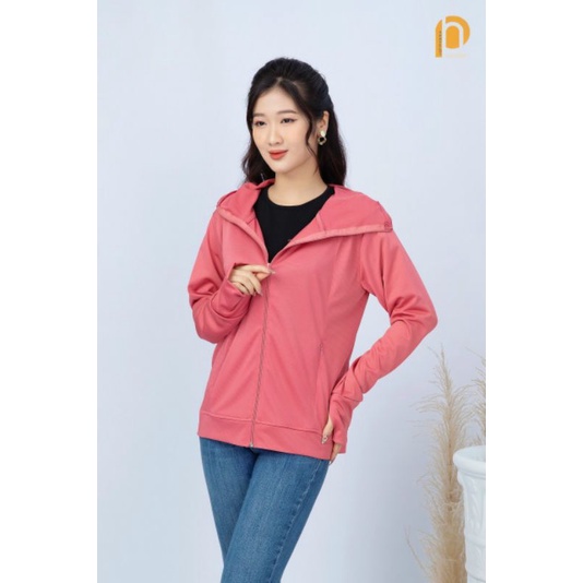 Áo chống nắng nữ dáng ngắn gấu to, áo chống nắng nữ ngắn cải thông hơi kim cương cao cấp