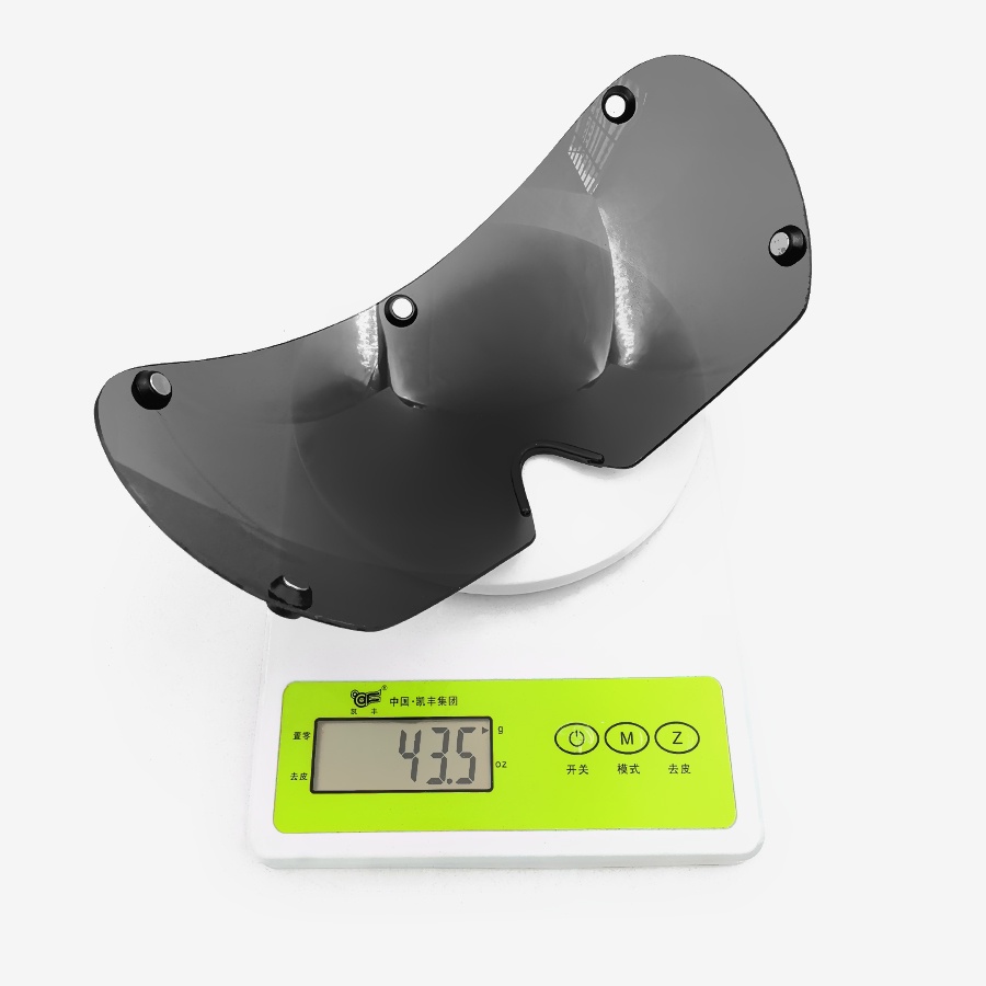 Kính Gắn Mũ Bảo Hiểm Xe Đạp Trong Suốt Màu Xám Triathlon tt