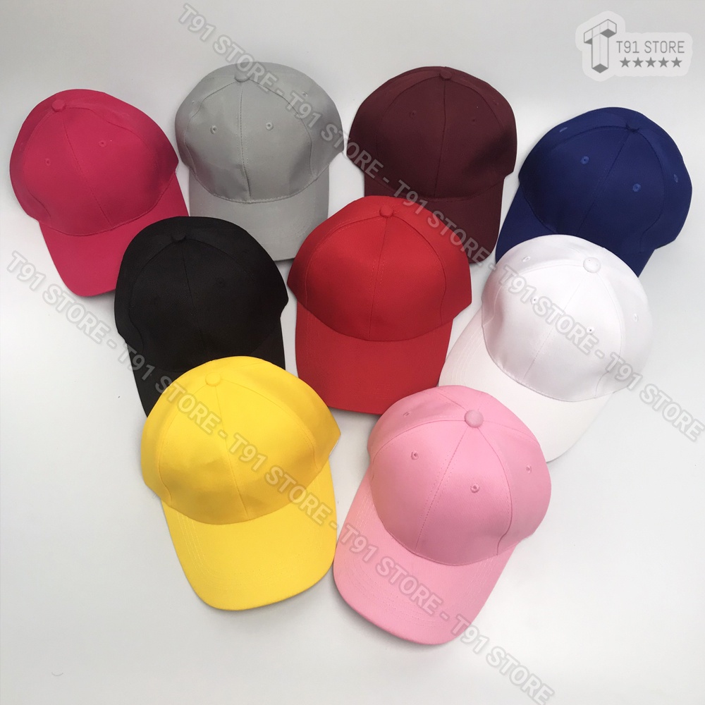 Mũ lưỡi trai 🧢FREESHIP🧢 Mũ trơn cho cả nam và nữ phong cách thời trang HOTTREND