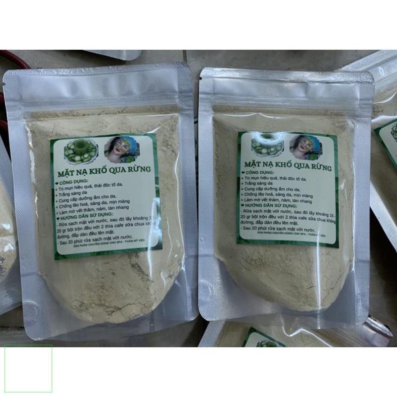 1kg bột mặt nạ mướp đắng, khổ qua rừng handmade