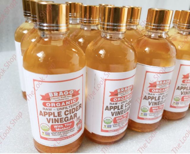 Giấm táo hữu cơ USA ( có con giấm mẹ) 100ml The Look Shop- Apple Cider Vinegar with the mother | BigBuy360 - bigbuy360.vn