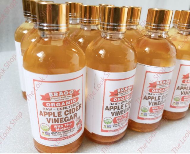 Giấm táo hữu cơ USA ( có con giấm mẹ) 100ml The Look Shop- Apple Cider Vinegar with the mother