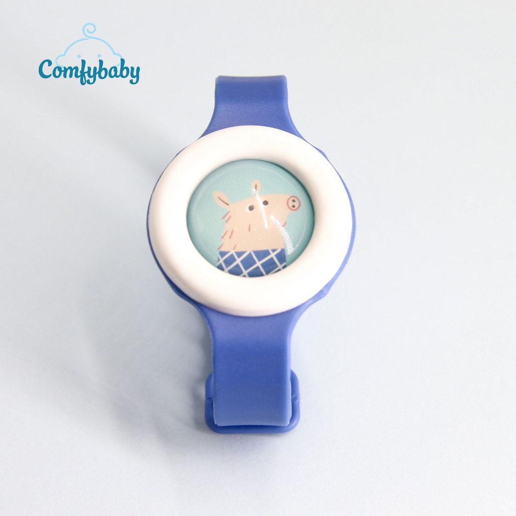 Đồng hồ chống muỗi cho bé KUB - Comfybaby hương tinh dầu tự nhiên