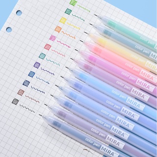 Bút Mực Gel cute 12 Màu Ngòi 0.5mm Phong Cách Hàn Quốc Nhiều Màu Sắc