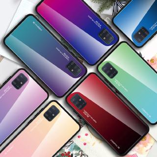 Ốp điện thoại mặt kính họa tiết đá hoa cương cho Samsung Galaxy S20 Plus A51 A71 Note 10 Lite A81 A91 S10 Lite S20 Ultra