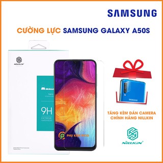 Kính cường lực Samsung A50s cao cấp Nillkin - Dán màn hình Samsung Galaxy A50s trong suốt Nillkin Amazing H