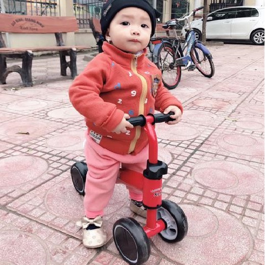 Xe Chòi Chân Cân Bằng Thăng Bằng 4 Bánh 3 Bánh Đồ Chơi Vận Động Cho Bé