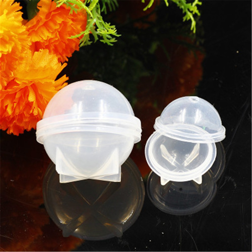 Khuôn tròn 5 kích cỡ trong suốt bằng silicon dùng để làm dụng cụ trang trí resin