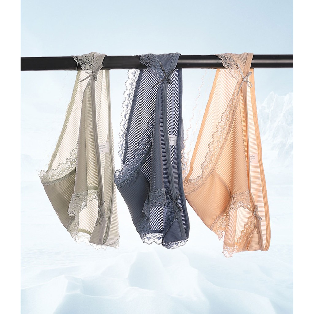 [Mã WASTDEP giảm 5K đơn bất kì] Quần lót nữ thun gân mát lạnh, mềm mượt, thoáng khí gợi cảm, co giãn tốt | BigBuy360 - bigbuy360.vn