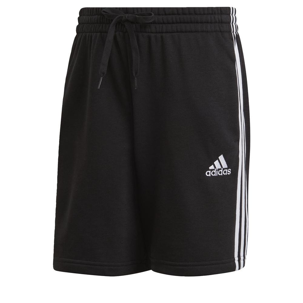 Essentials Pháp Terry 3-Stripes Shorts Nam Màu đen GK9597 | BigBuy360 - bigbuy360.vn